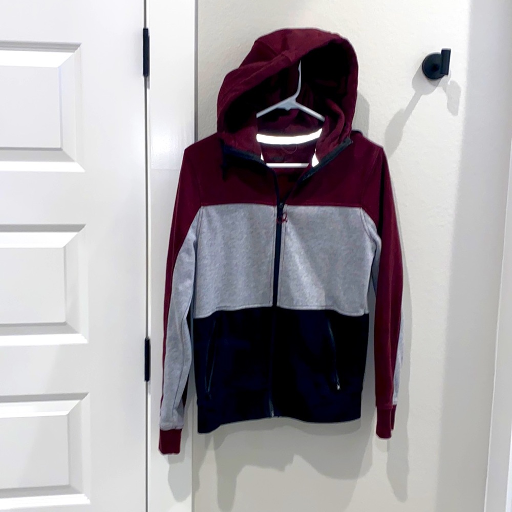 GUC Men’s Size XS Juniors Zip Up Hoody Hoodie Color block Sweatshirt by Aero